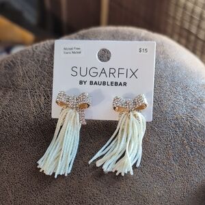 Sugarfix By Baublebar Bow Tassel Earrings